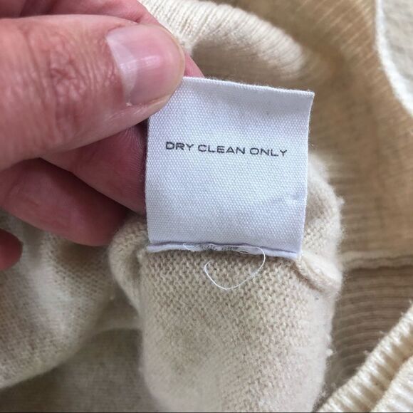 Duffy Cashmere Split Back Cropped Sweater XS - Picture 8 of 8